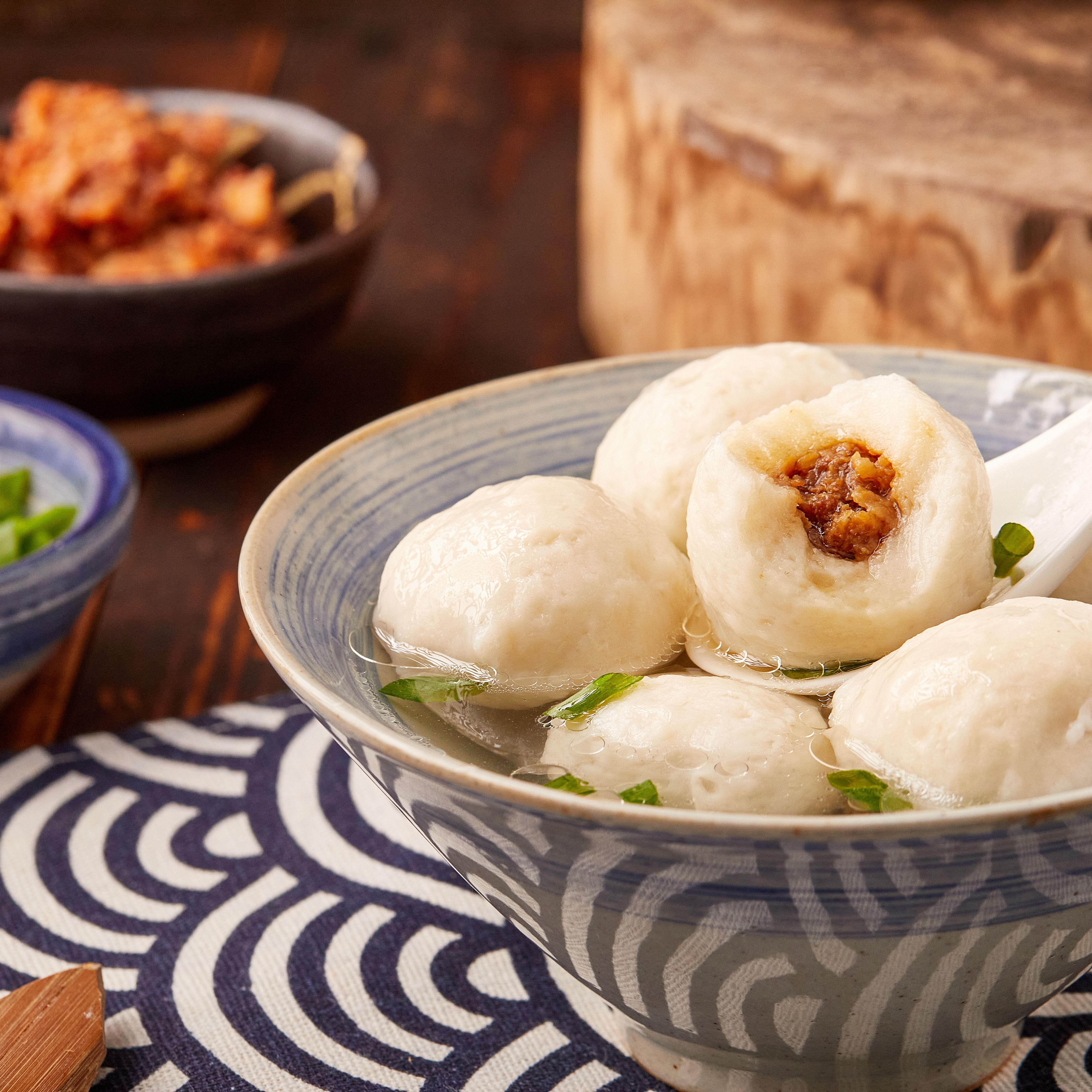 鱼丸方食福州连江鳗鱼手工正宗小吃新鲜鱼肉海鲜丸类