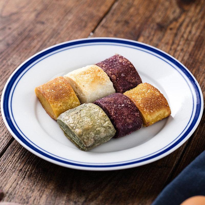 【年年高】彩虹年糕 五彩果蔬年糕 宁波特产舌尖上的中国 500g