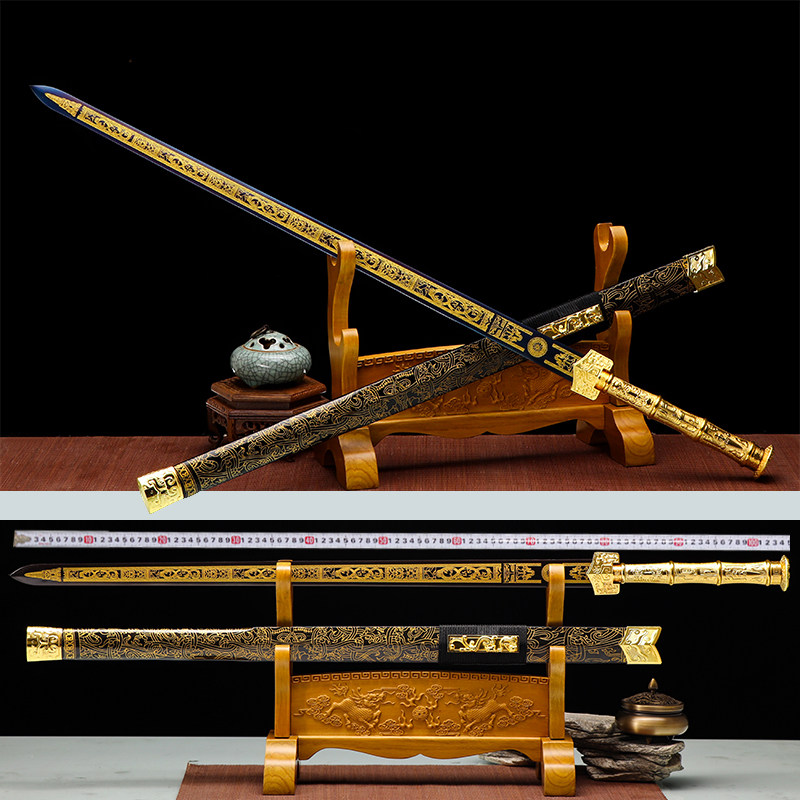 神炉长款八面汉剑宝剑刀剑金属龙泉市刀具防身刀剑