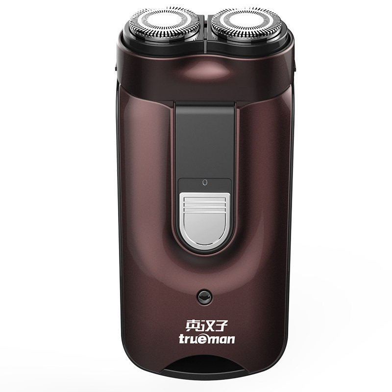 真汉子2080a干电池式剃须刀男电动胡须刀刮胡刀便携双头刮胡子刀