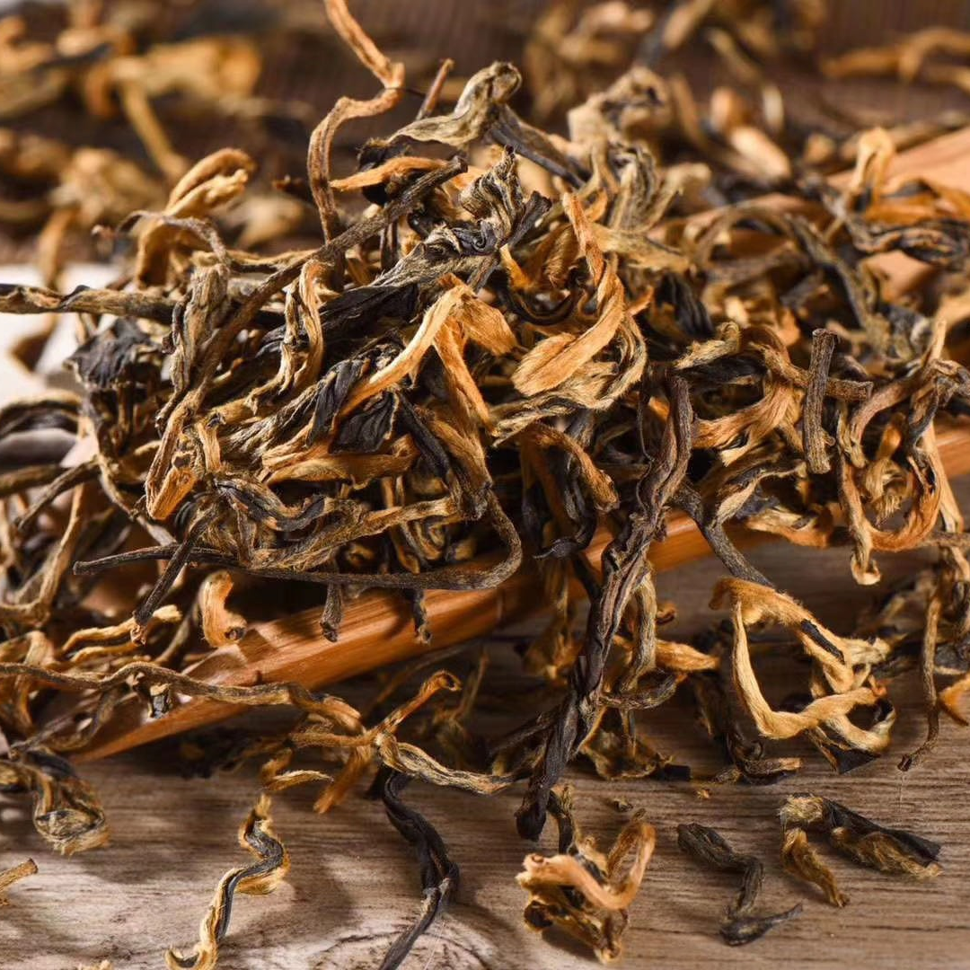 高端晒红云南蜜香滇红300年古树勐库直发日晒滇红