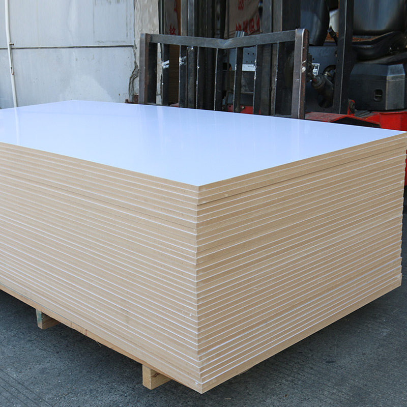 德丽斯板材18mm双面白免漆中高密度e1级奥松板中密度板