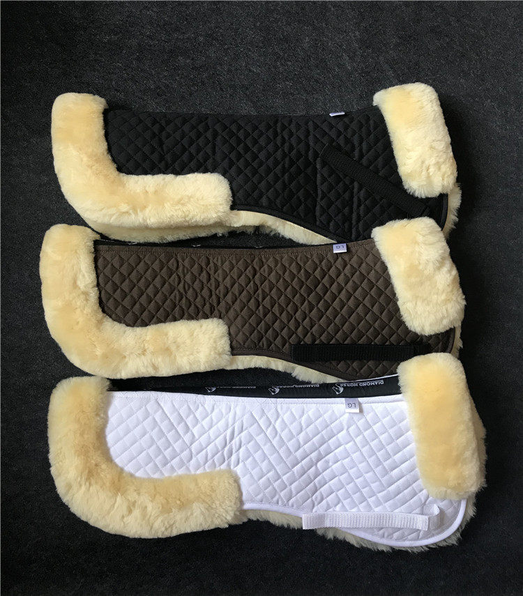 羊毛加厚垫鞍型马鞍垫奥伦马具马术用品鞍具配件马鞍垫