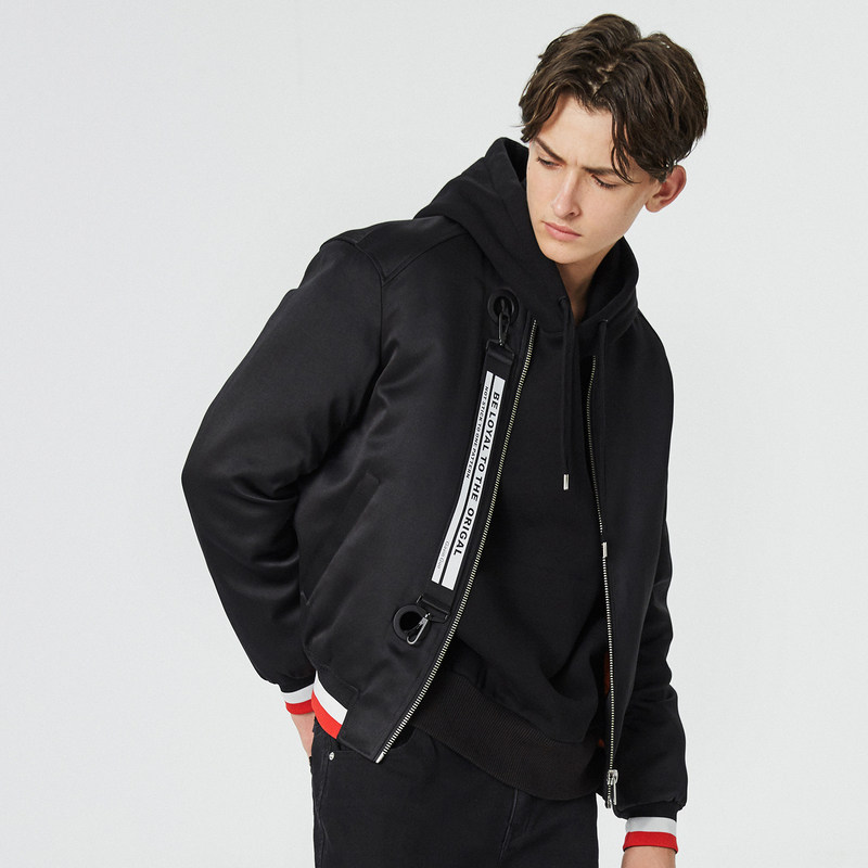 gxgjeans男装休闲短款夹克外套174921204夹克