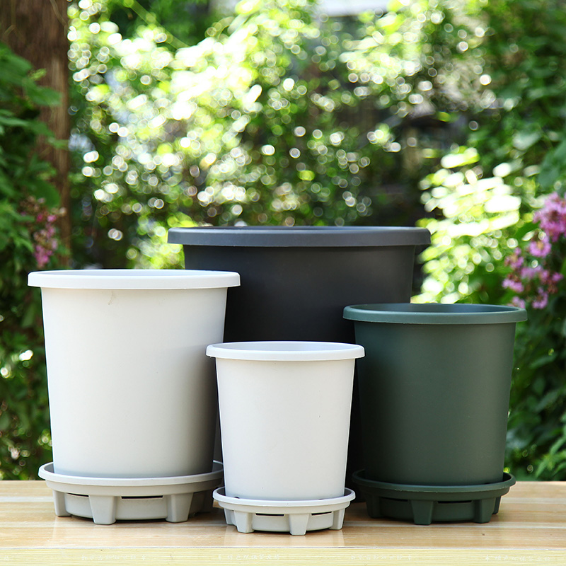 新款三代加仑加厚室内阳台地面绿植盆栽树脂花盆