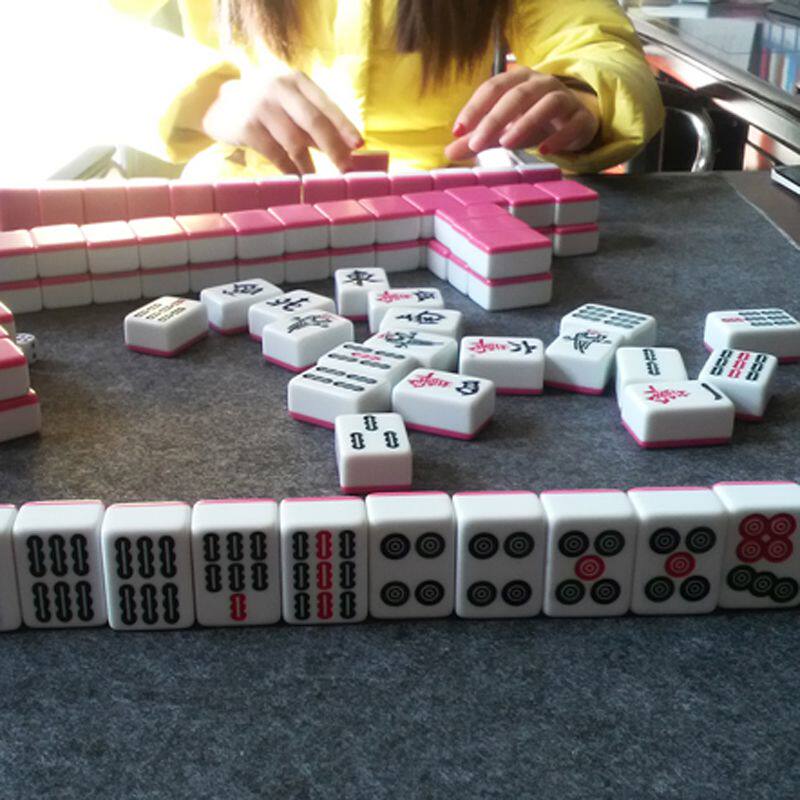 麻将家用将牌一级品手搓包邮44mm42大号中号四川麻将家用麻将