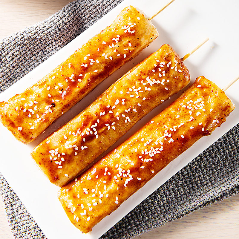 年糕网红脆皮烧烤半成品手工煎炸韩式儿童小吃年糕