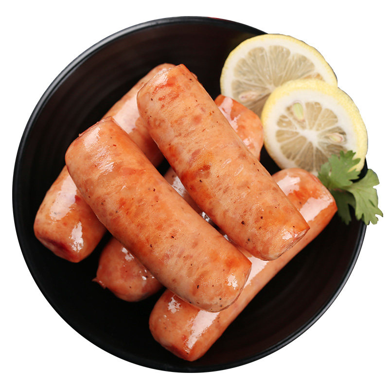 阿拉宁波脆皮烤肠火山山石原味肉肠台湾热狗香肠