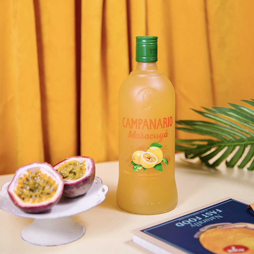 卡裴百香果味利口酒鸡尾酒少女水果力娇智利进口果酒