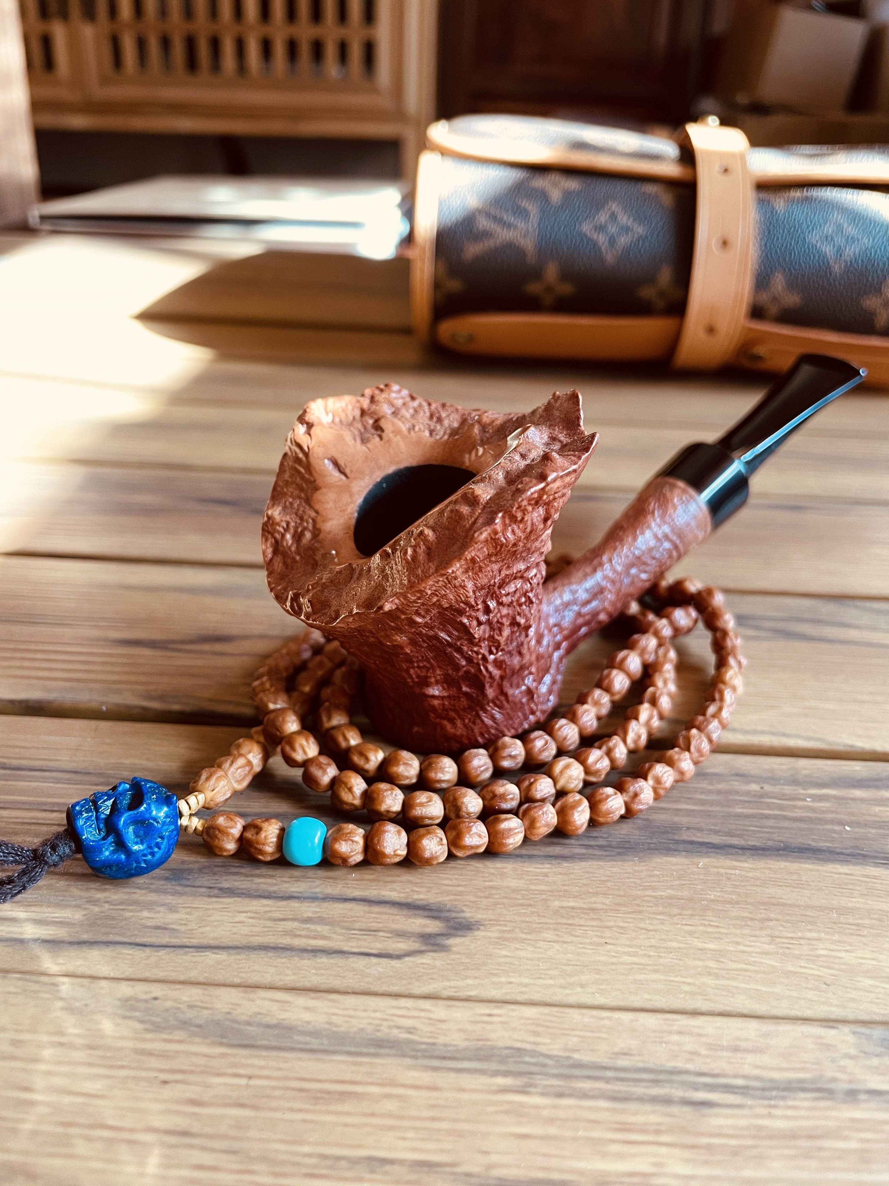 nateking内特美国制斗名匠石楠木楠木瘤留自由式烟斗