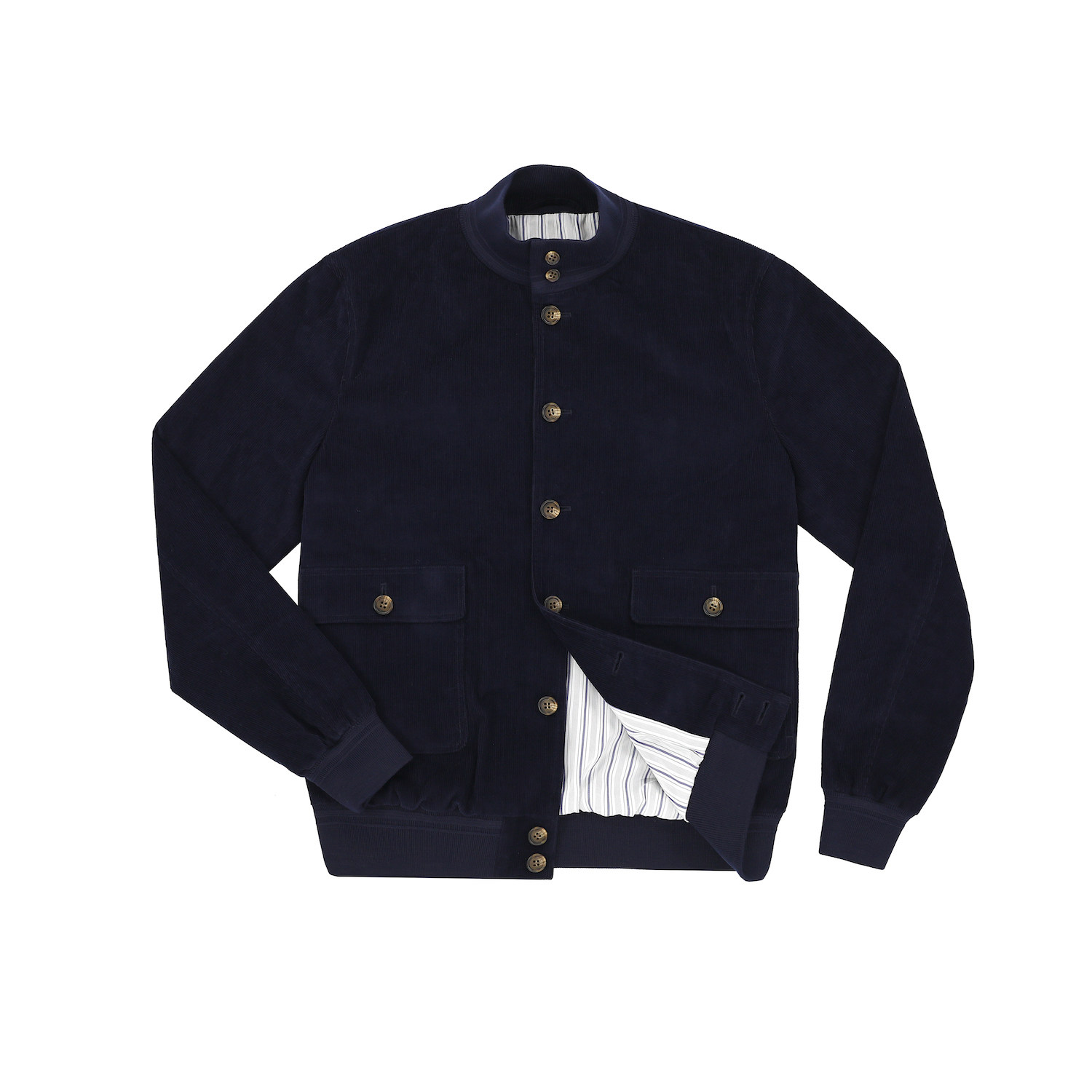 高定生产线灯芯绒a1飞行员夹克意式短款外套秋装夹克