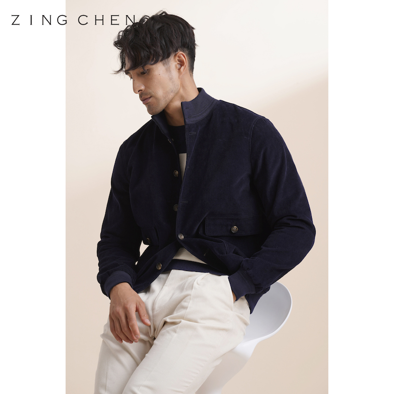 【高定生产线制】灯芯绒A1飞行员夹克男 意式短款外套秋装上衣