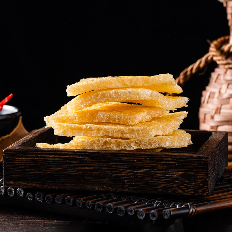 肉皮三林油炸煲汤火锅炒菜干货200g干猪猪肉类