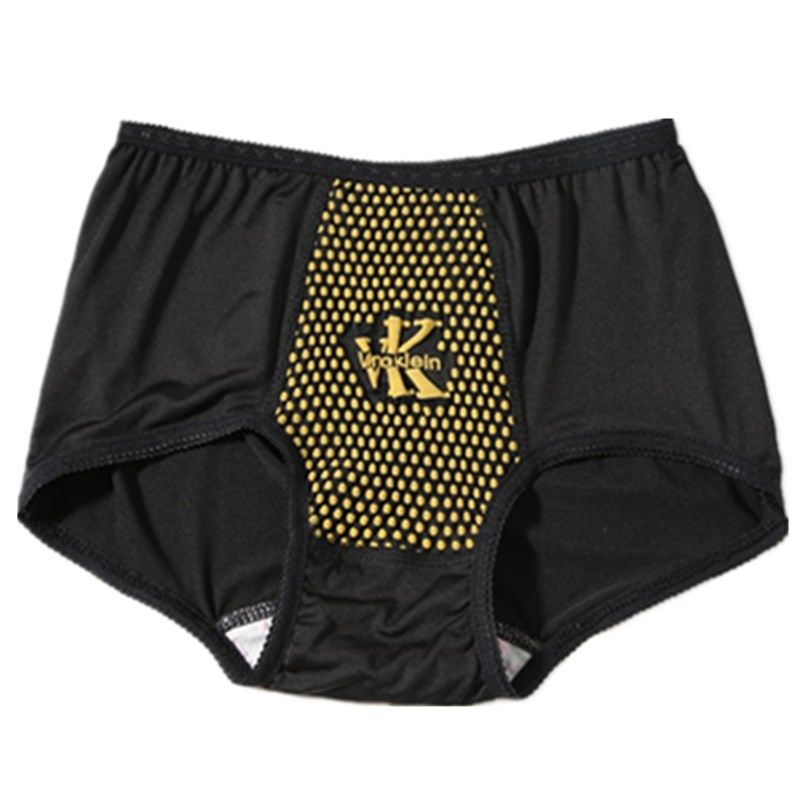 英国卫裤男女潮牌三角丁字内裤性感磁疗保健生理抗菌宽松2条黑白