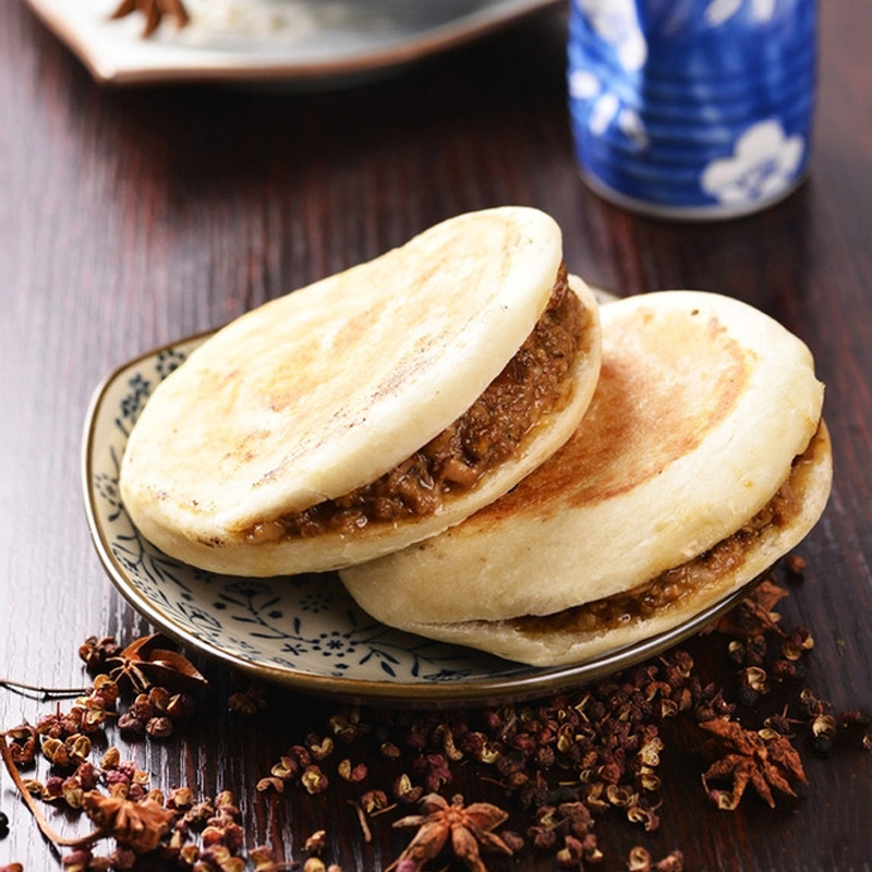 雍运西安风味肉夹馍酱卤味冷冻面食早餐餐食包点