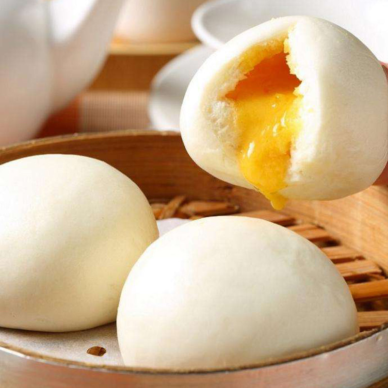 广州酒家利口福凤凰流沙沙包广东早茶点心速冻包点