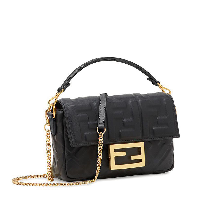 fendi芬迪女包baguette法棍包腋下包迷你迷你ff标识女士包袋