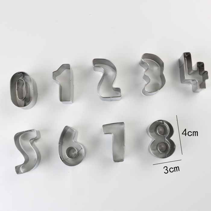 不锈钢馒头模具数字diy手工水果蔬菜卡通宝宝烘焙模具