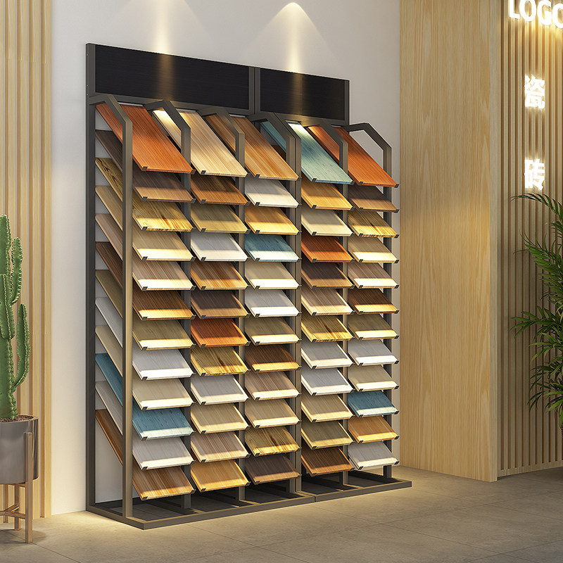 样块色板展示架橱柜门板柜门样品展示柜样板石材商用展示柜