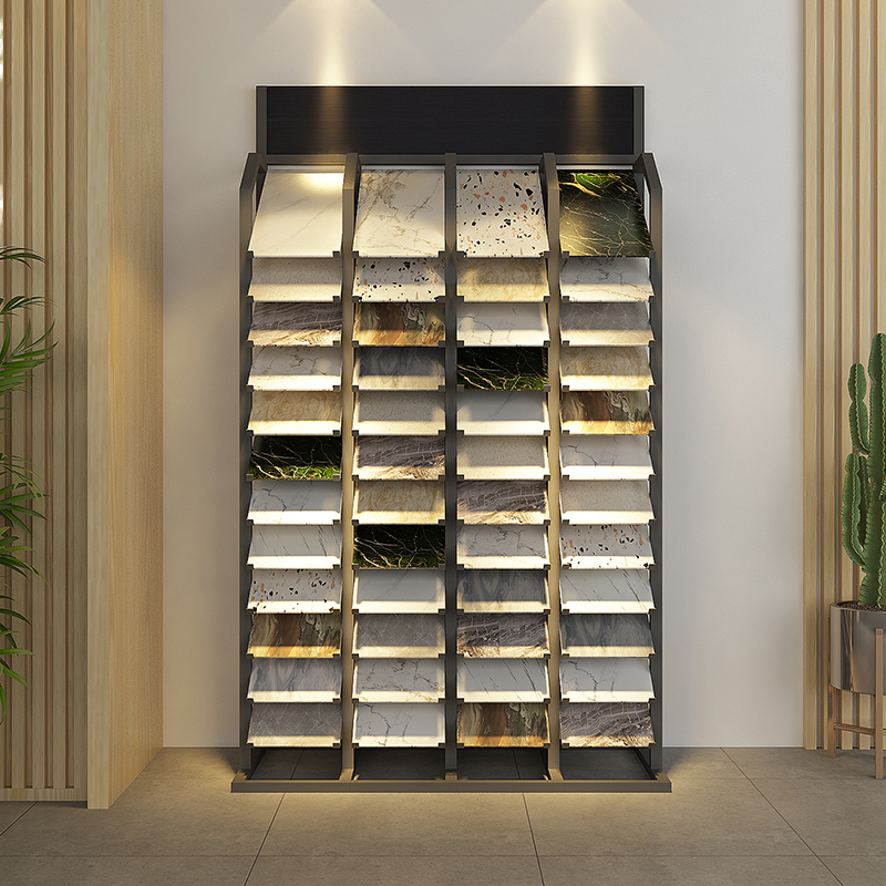 样块色板展示架橱柜门板柜门样品展示柜样板石材商用展示柜