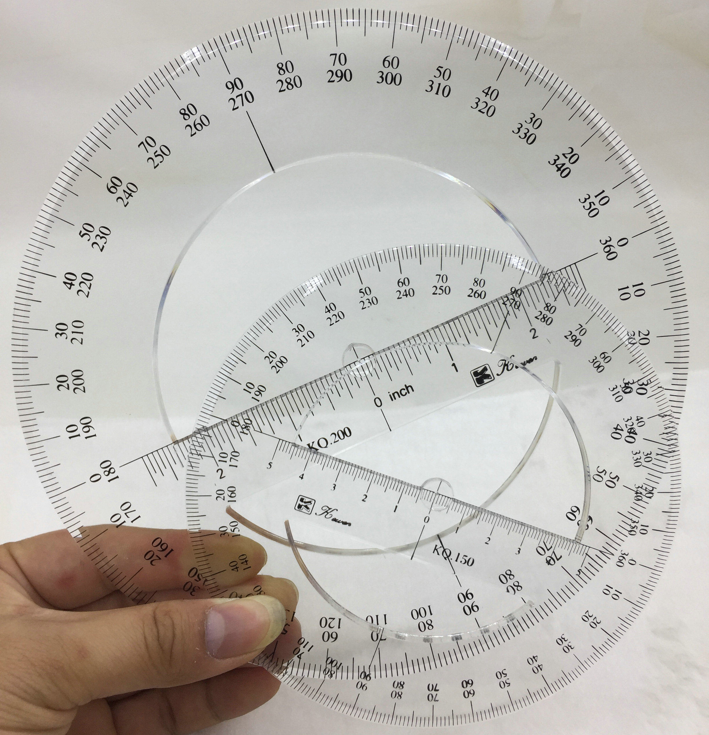 包邮画绘图模板尺子全圆360度圆圈曲线画图圆规各类尺