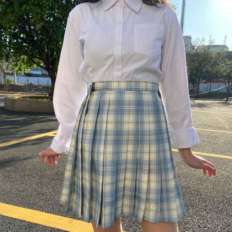 白溟jk制服正版套装全套现货一套格裙掉落半身裙