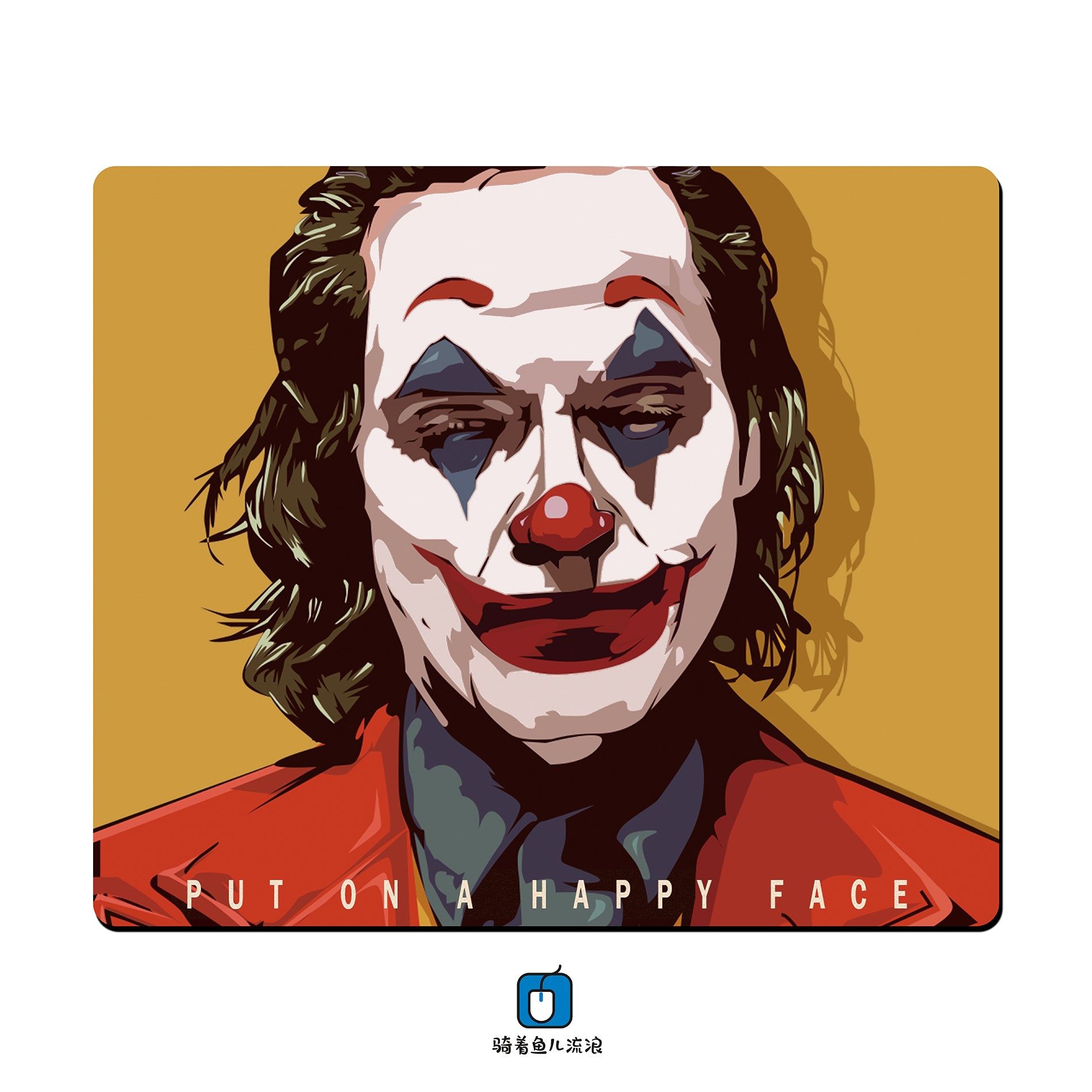joker主题设计杰昆小丑丑女希斯斯莱吃鸡游戏鼠标垫
