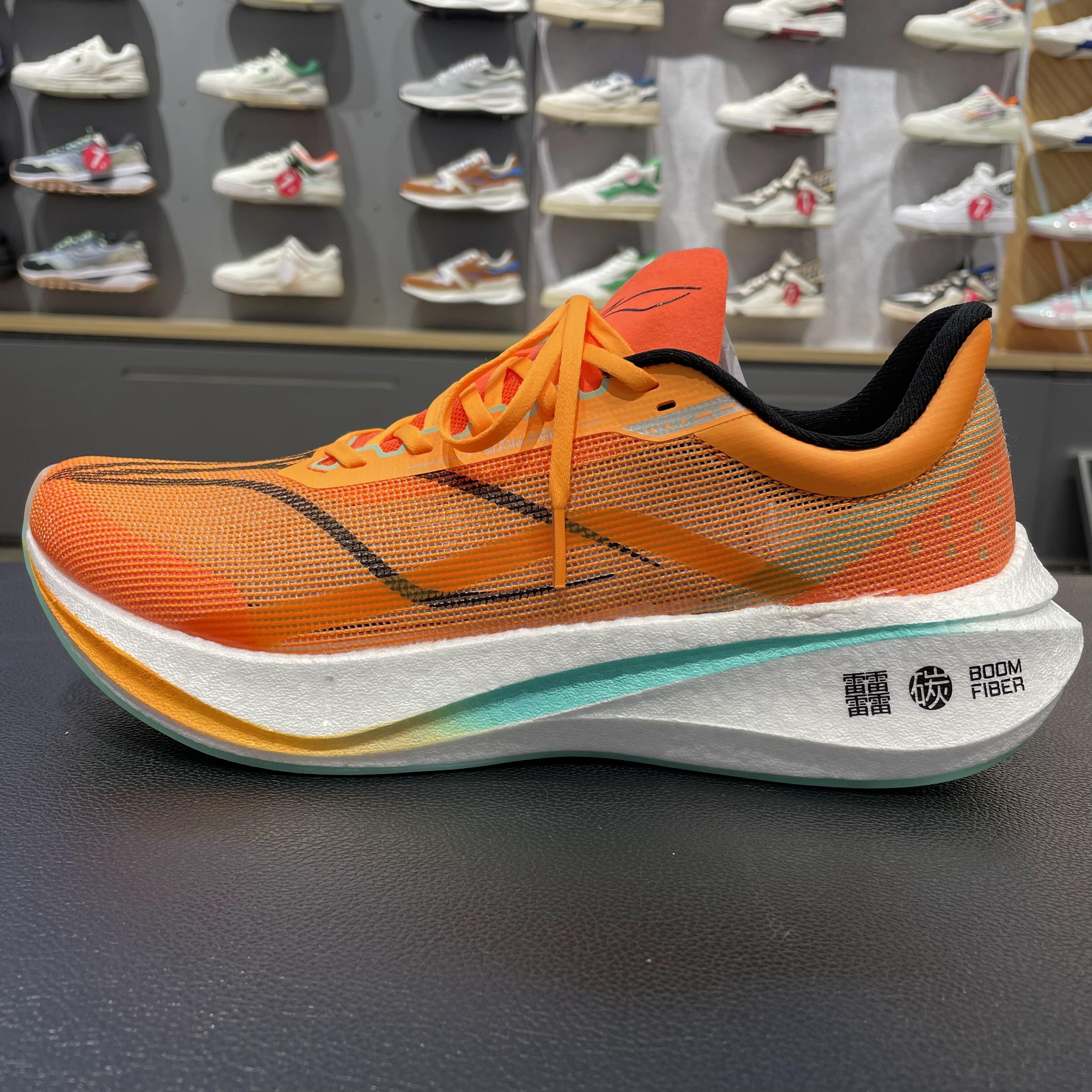 李宁2023夏新男子飞电3challenger42丝高回弹回弹竞速跑步鞋