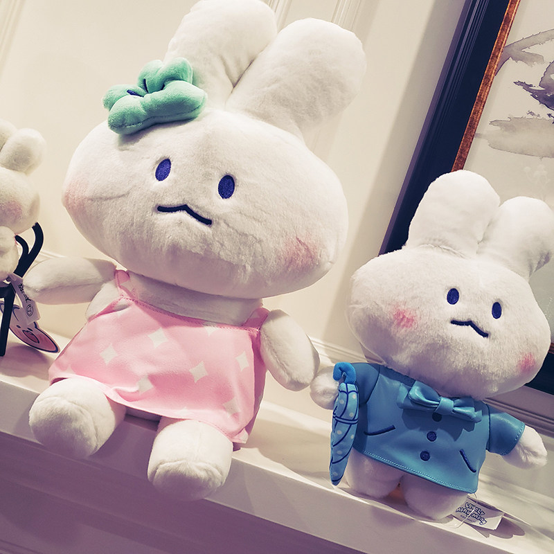 软萌mongmong兔子毛绒玩偶联名名友游兔娃娃公仔毛绒