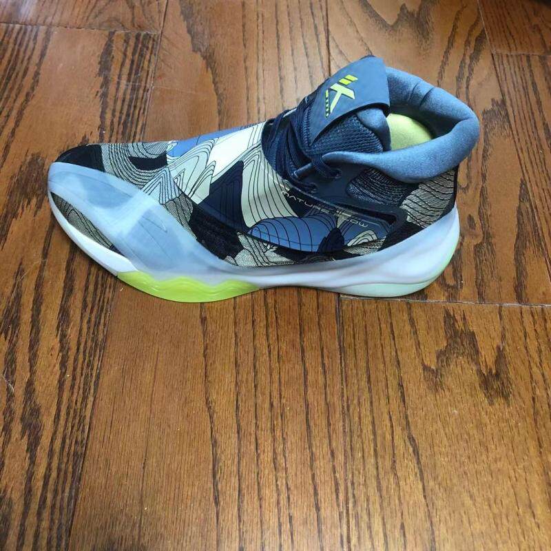 安踏正品男鞋kt6篮球鞋2021春季新款汤普洛杉矶高帮球鞋112111101