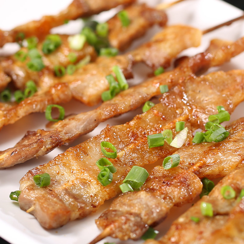 烧烤五花腌制串未猪肉品生半成肉串户外bbq肉丸