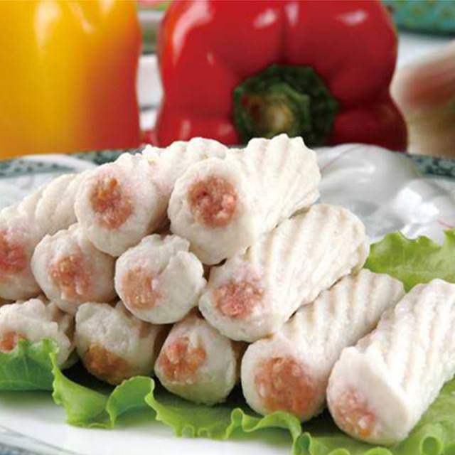 火锅包心鱼卷500g鱼丸丸子速冻食品关东麻辣烫食材鱼糕