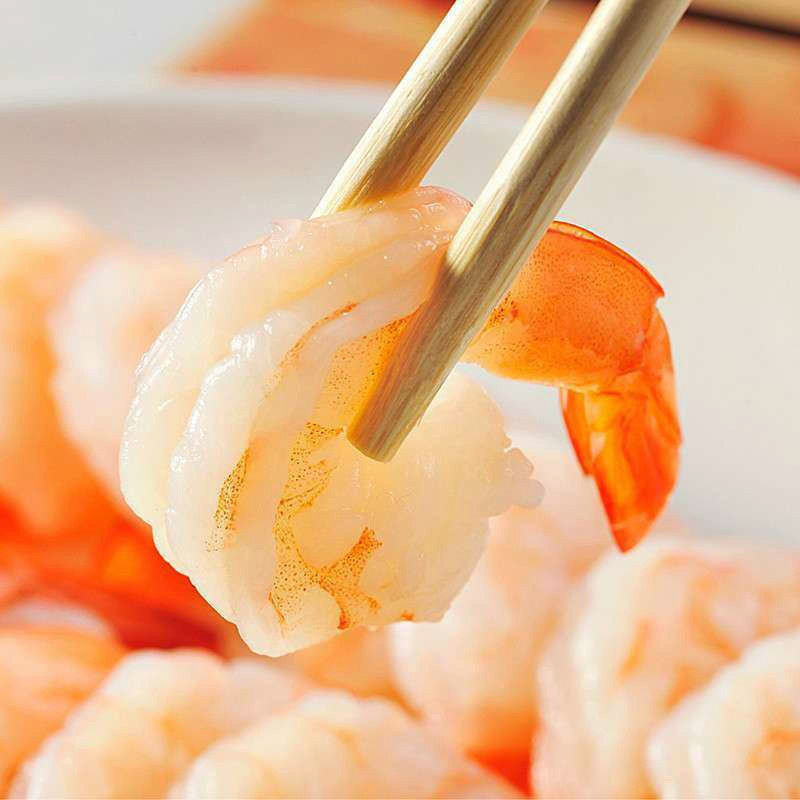北海火锅开背10只装免处理蝴蝶虾仁冷冻去壳海虾仁