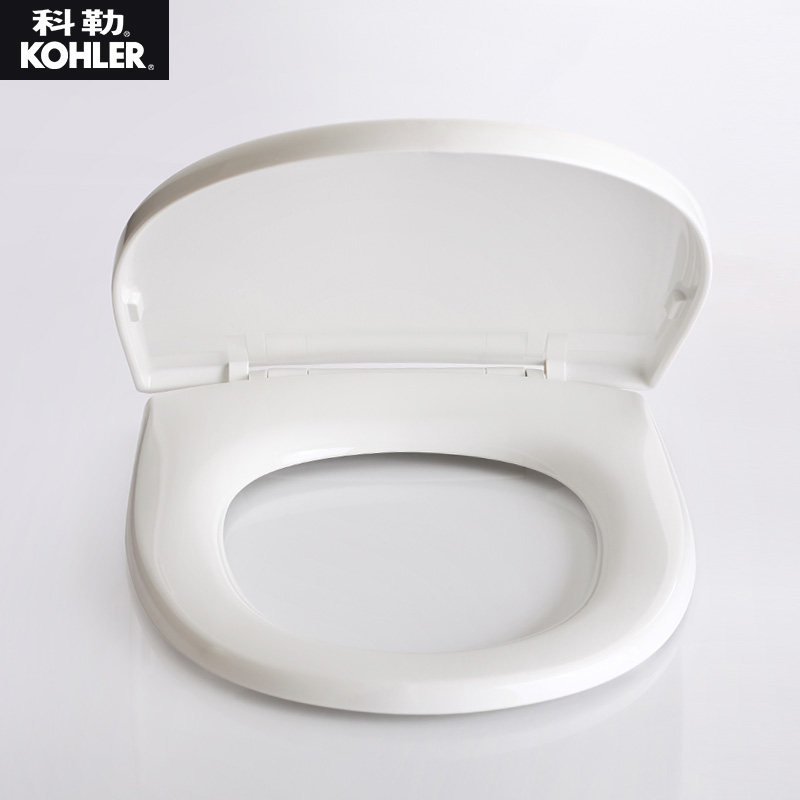 科勒马桶盖奥帝安 欧款 普通坐便盖板老式u型缓降座便器盖 8827