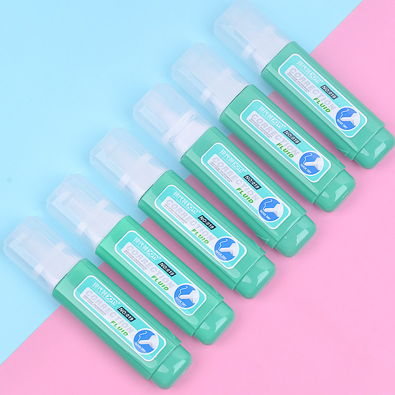 修正6支装现代美学生环保快干涂改无痕无毒办公修正液