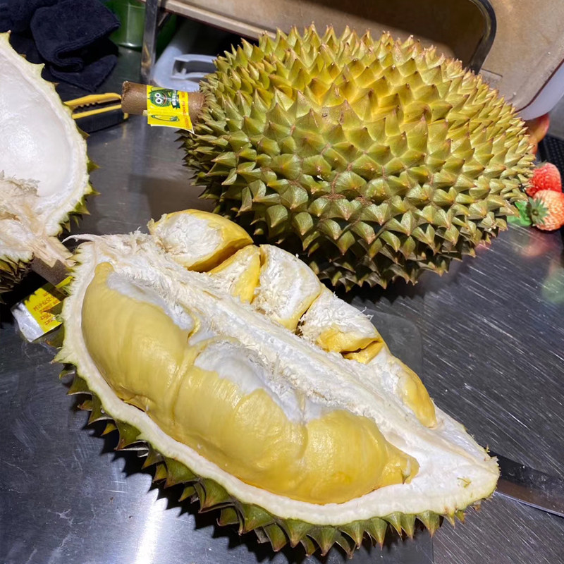 泰国 青尼 查曼尼榴莲新鲜 肉黄味浓 果肉细腻有回甘-mc母婴网