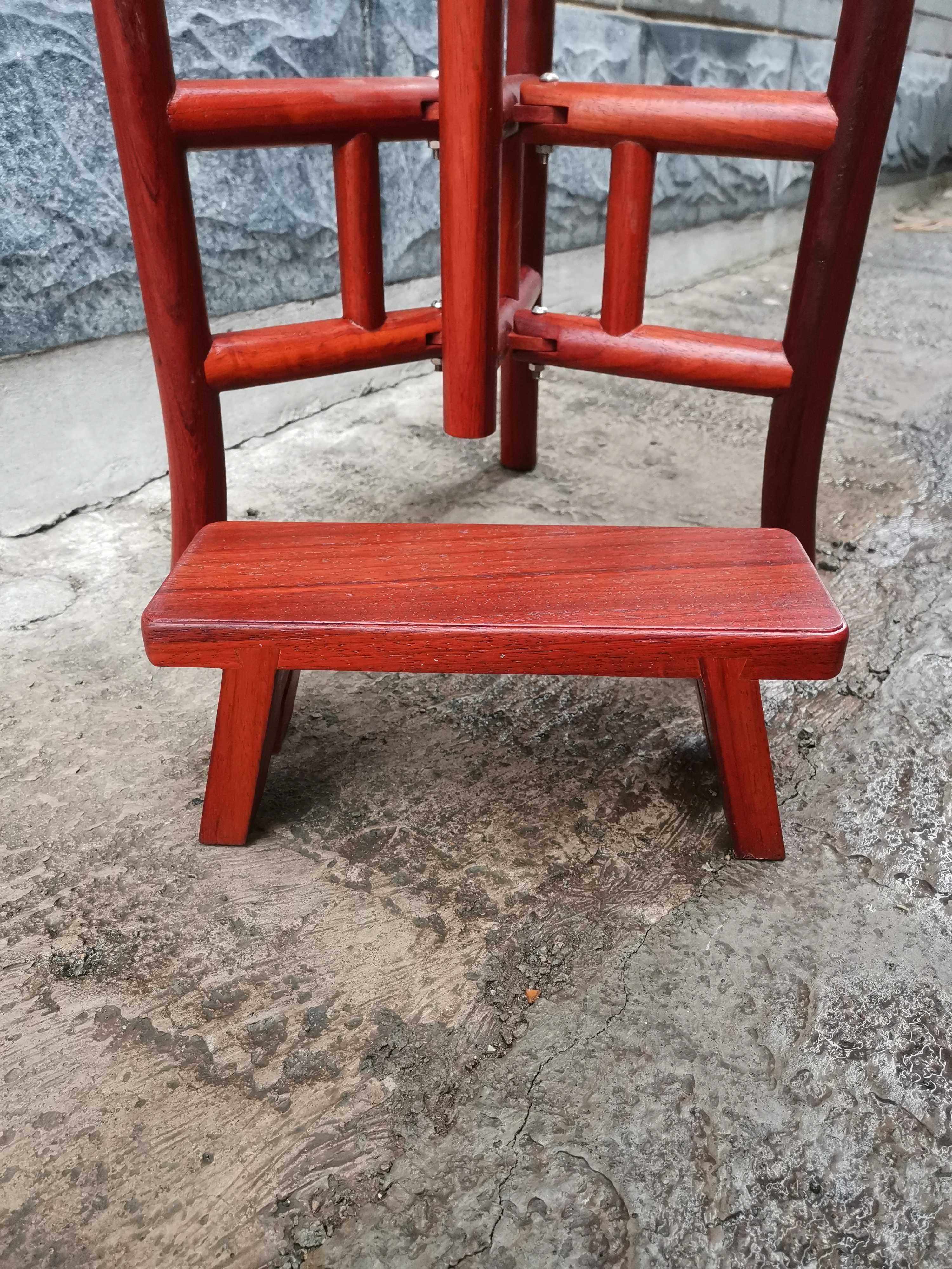 板鼓支架三脚架实木复古精制剧团专用演奏折叠鼓架