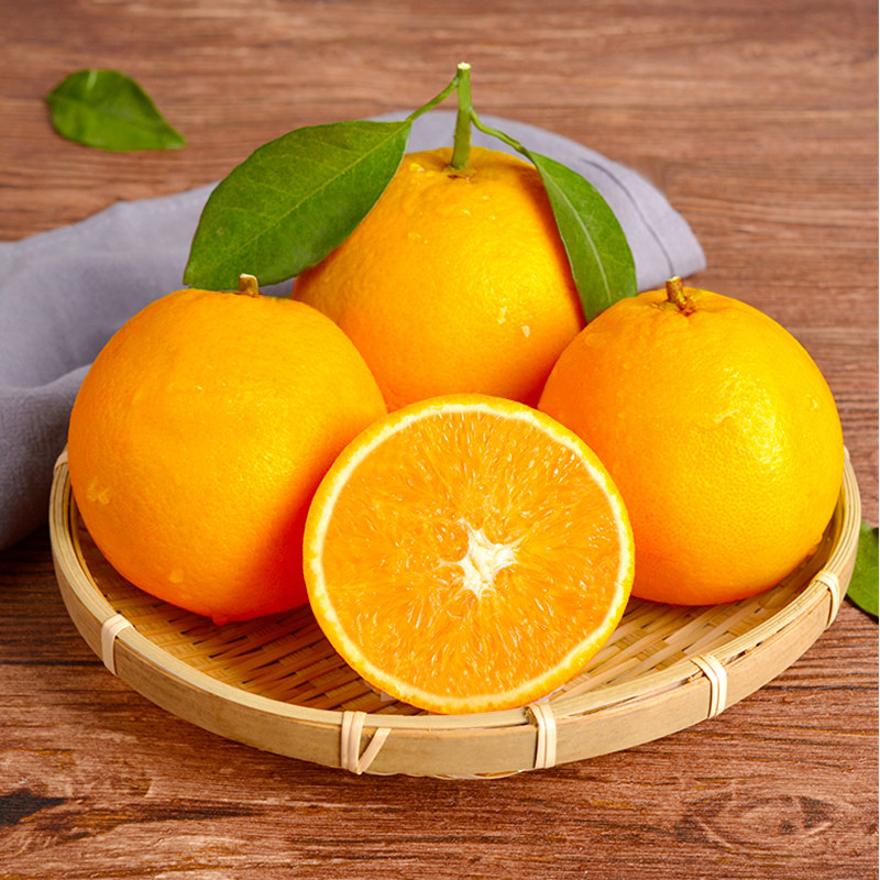 江西赣南脐橙信丰新鲜水果甜心橙子 非爱媛果冻冰糖橙10净重9斤装