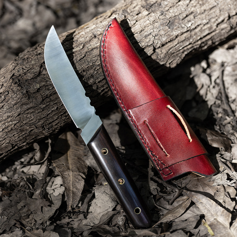 狼头军工刀直刀随身锋利户外刀具防身小刀冷兵器其他户外刀具