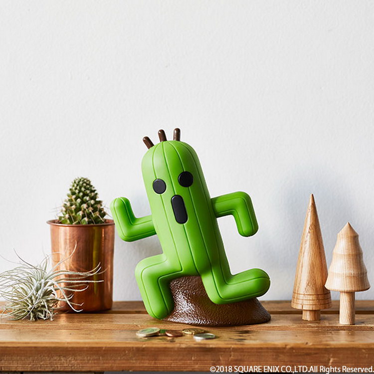 squareenix最终幻想仙人掌存钱储钱罐官方正版游戏周边游戏实物周边