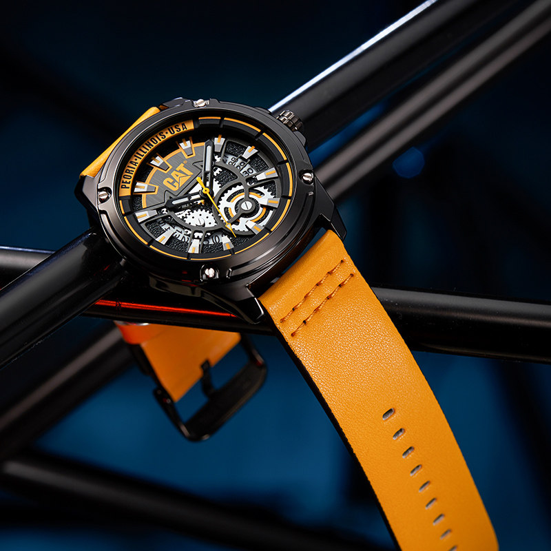 美国cat卡特男士手表机械镂空设计未来机能欧美腕表