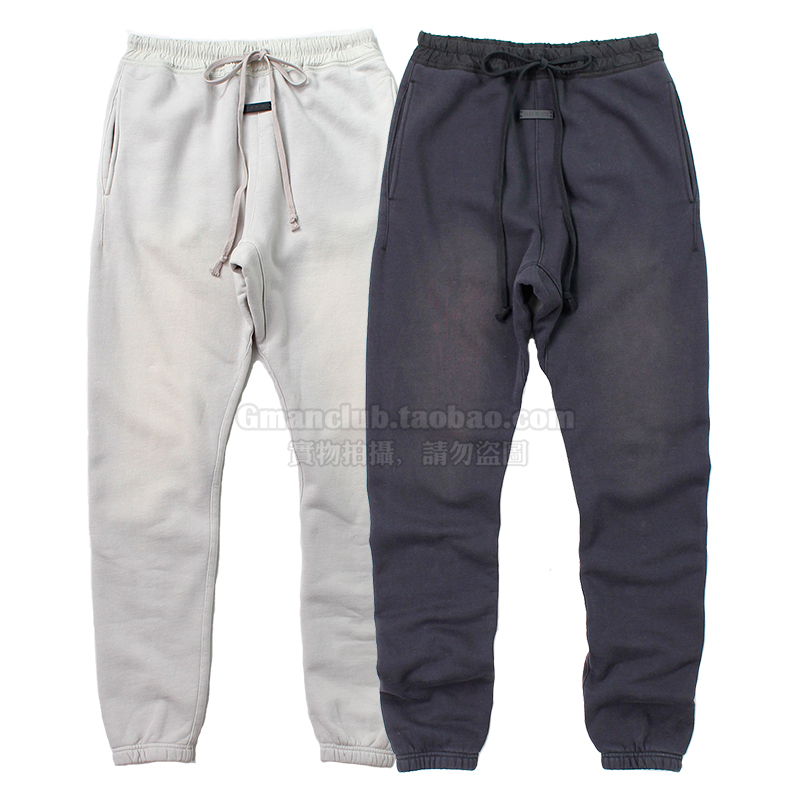Gman高街 FEAR OF GOD FOG主线第七季加绒束脚休闲运动卫裤长裤
