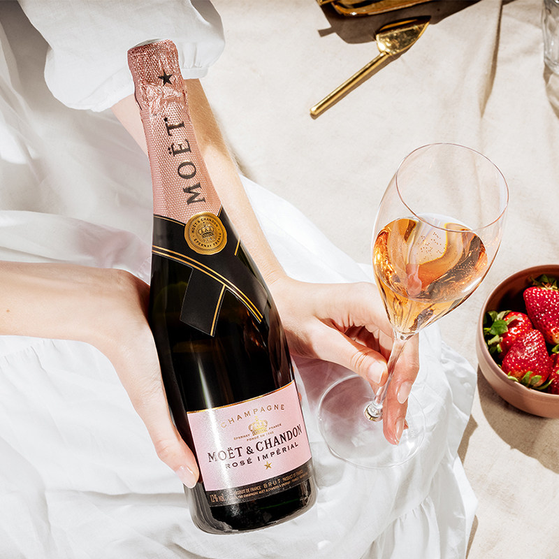 whiskylmoet酩悦粉红香槟750ml法国进口