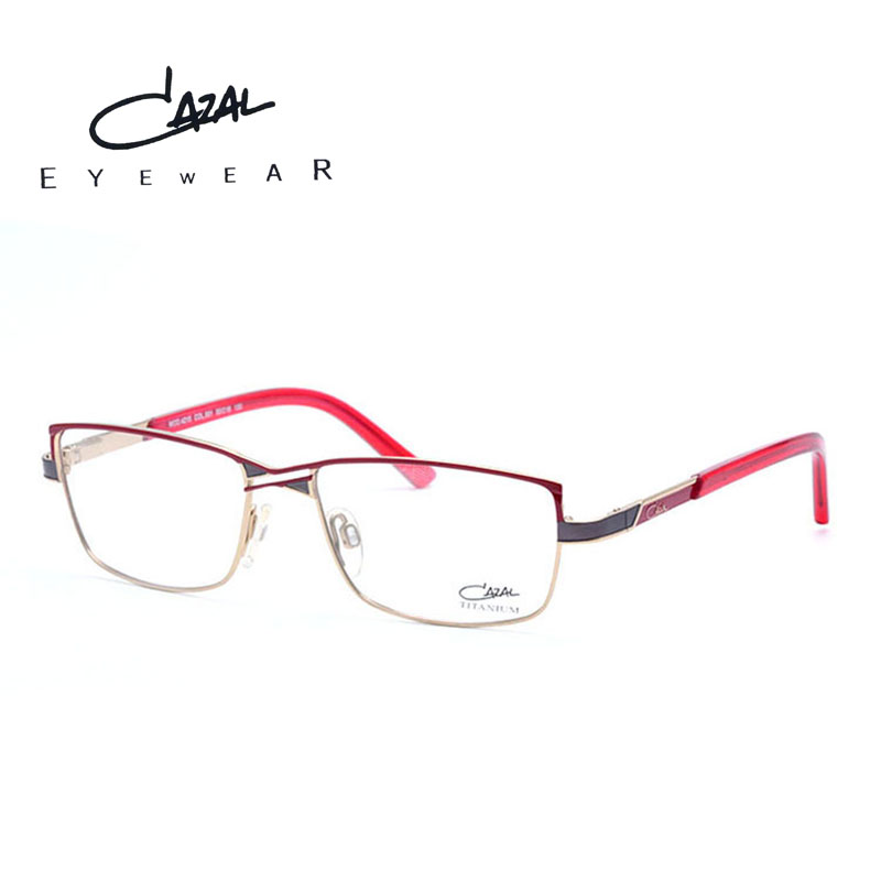 新品原装纯钛德国cazal卡加尔4215女款经典时尚眼镜架