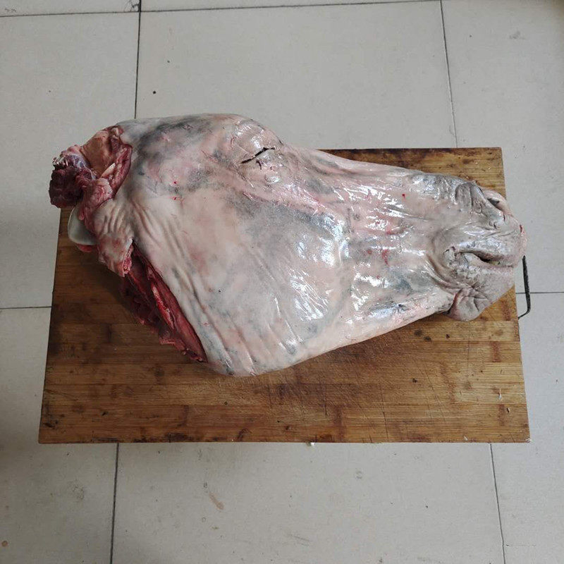 新鲜现杀驴肉生驴头驴头全驴宴驴头肉驴头带眼睛驴肉