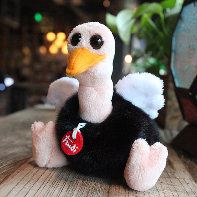 意大利trudi非洲红颈鸵鸟公仔毛绒玩具儿童玩具生日礼物娃娃毛绒布艺