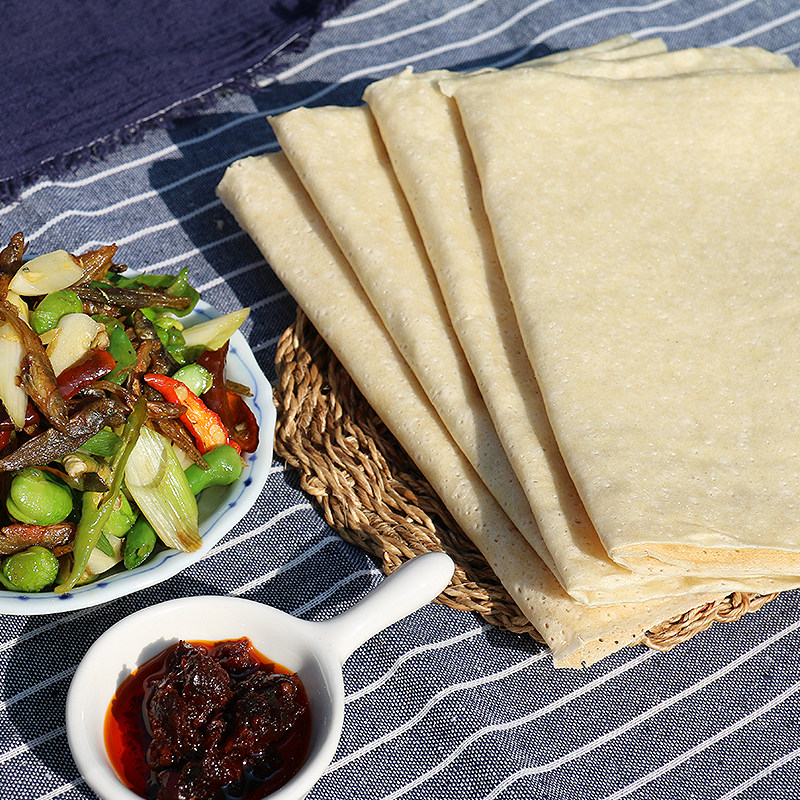 白面煎饼 徐州邳州新沂特产美食机器当天现做原味即食白面煎饼 - 痕风