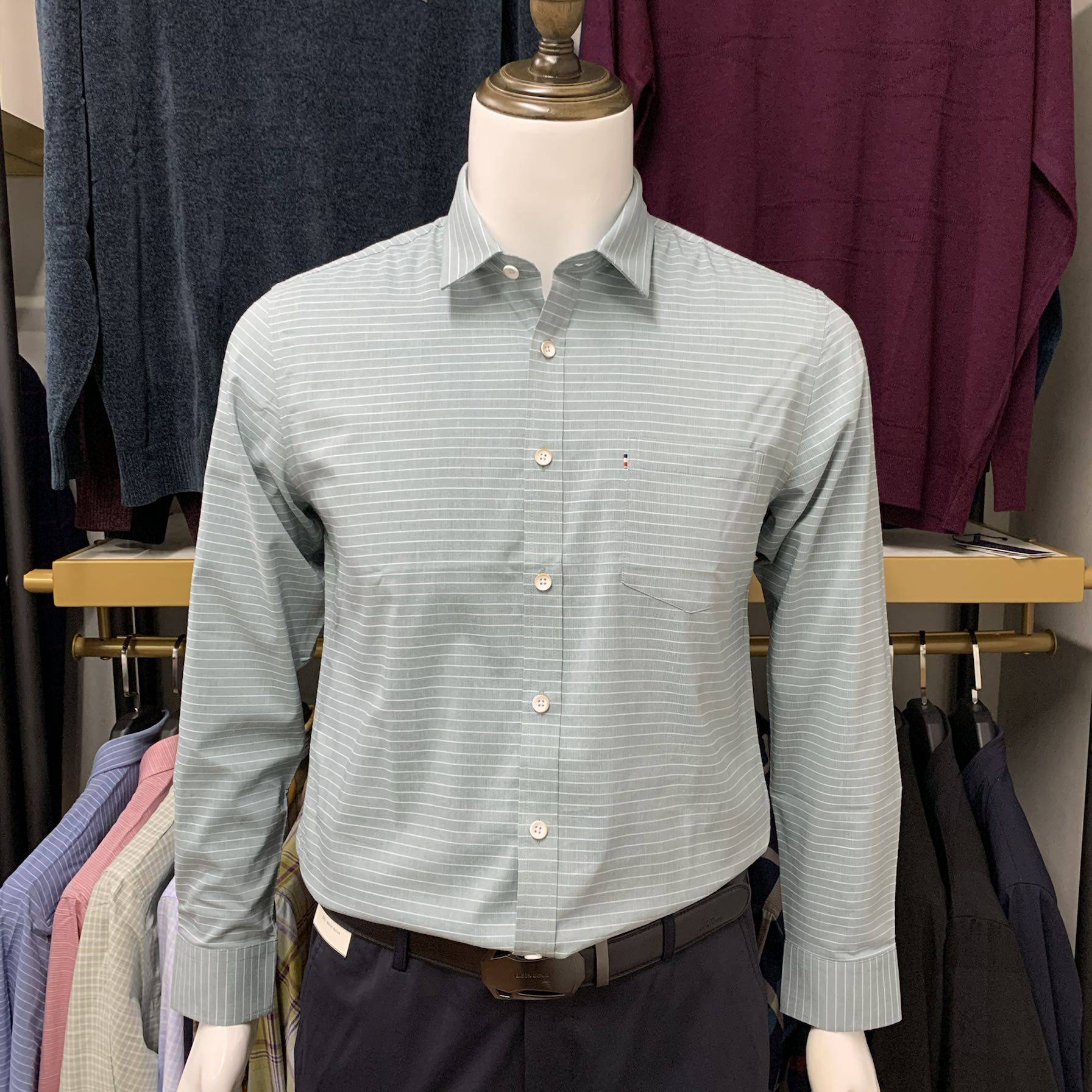 松鹰贵族衬衫2020秋季19006长袖商务休闲免烫衬衫