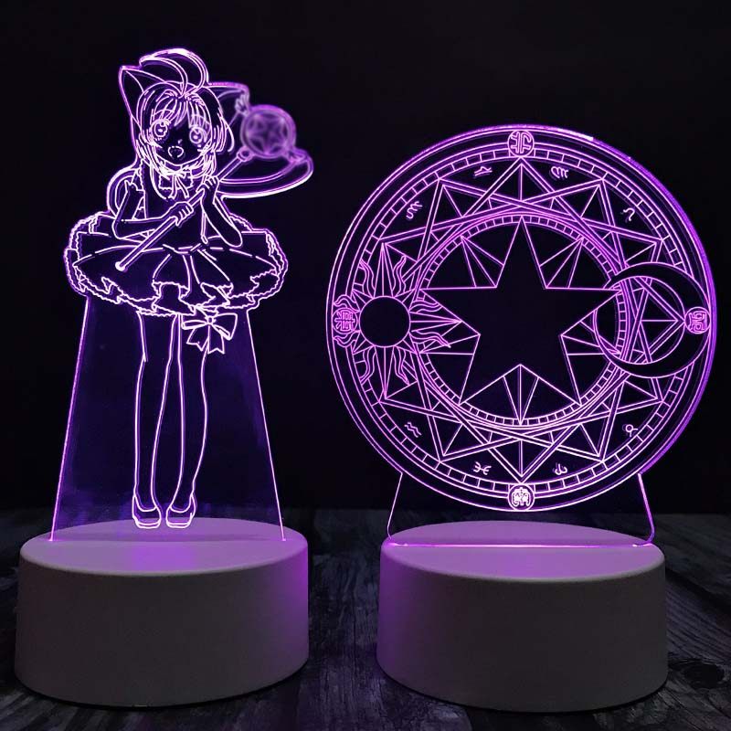 百变小樱周边魔卡小夜灯魔法小樱台灯送女朋友同学少女樱生日礼物