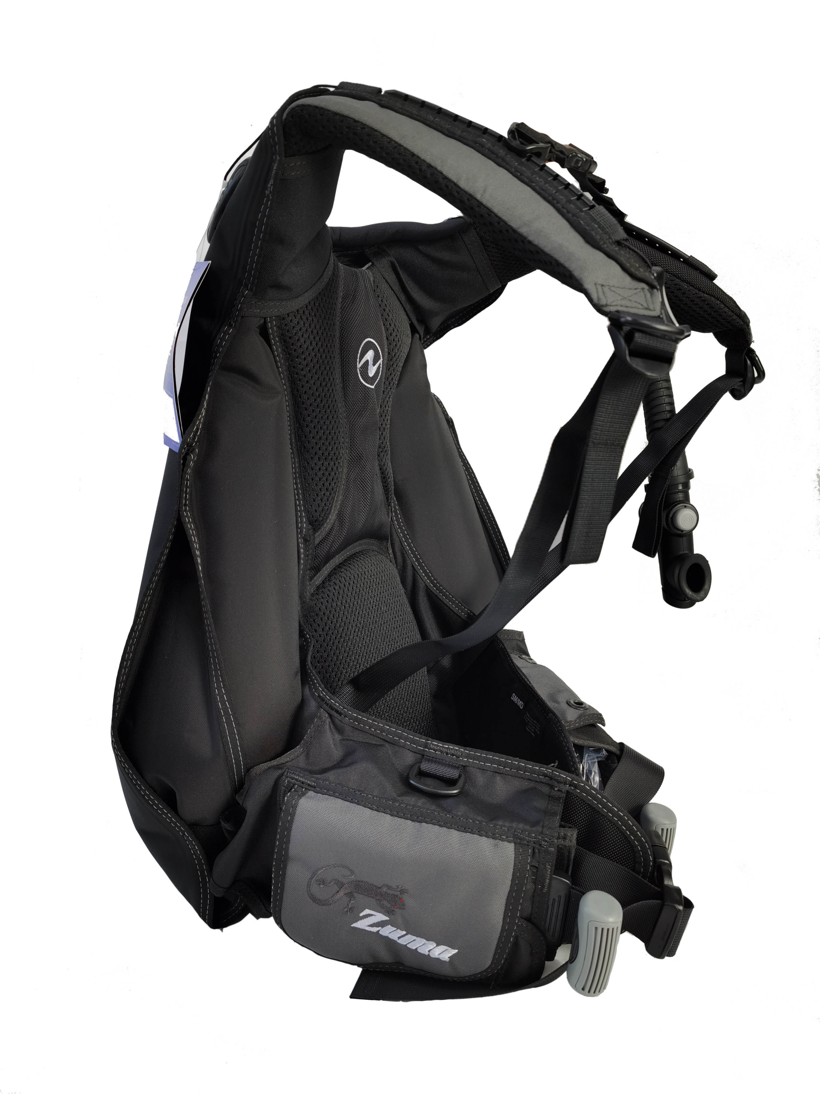 zuma轻便轻量bcdaqualung整合式旅行版潜水背飞粉色灰色现货